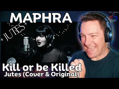 UNREAL VOCAL POWER! Jutes - Kill or be Killed (MAPHRA Cover and Original) 🇨🇦 REACTION! 🧠🤘