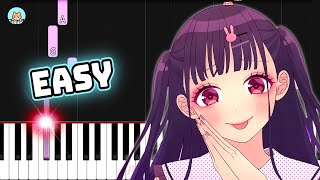 [full] HoneyWorks - "Kawaikute Gomen" - EASY Piano Tutorial & Sheet Music