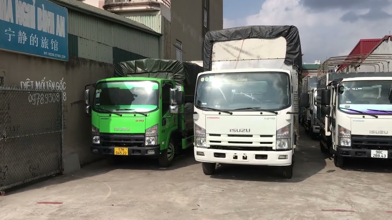 TỔNG HỢP XE TẢI ISUZU LƯỚT 2025 - DŨY VŨ XE LƯỚT