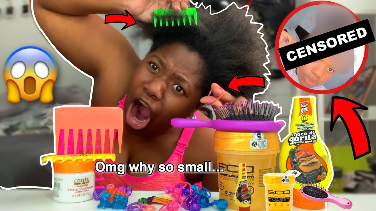 Doing a Slick Bun Only Using Mini Products