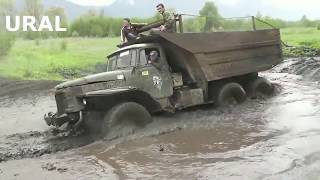 Russian off-road vehicles UAZ GAZ 66 URAL off-road