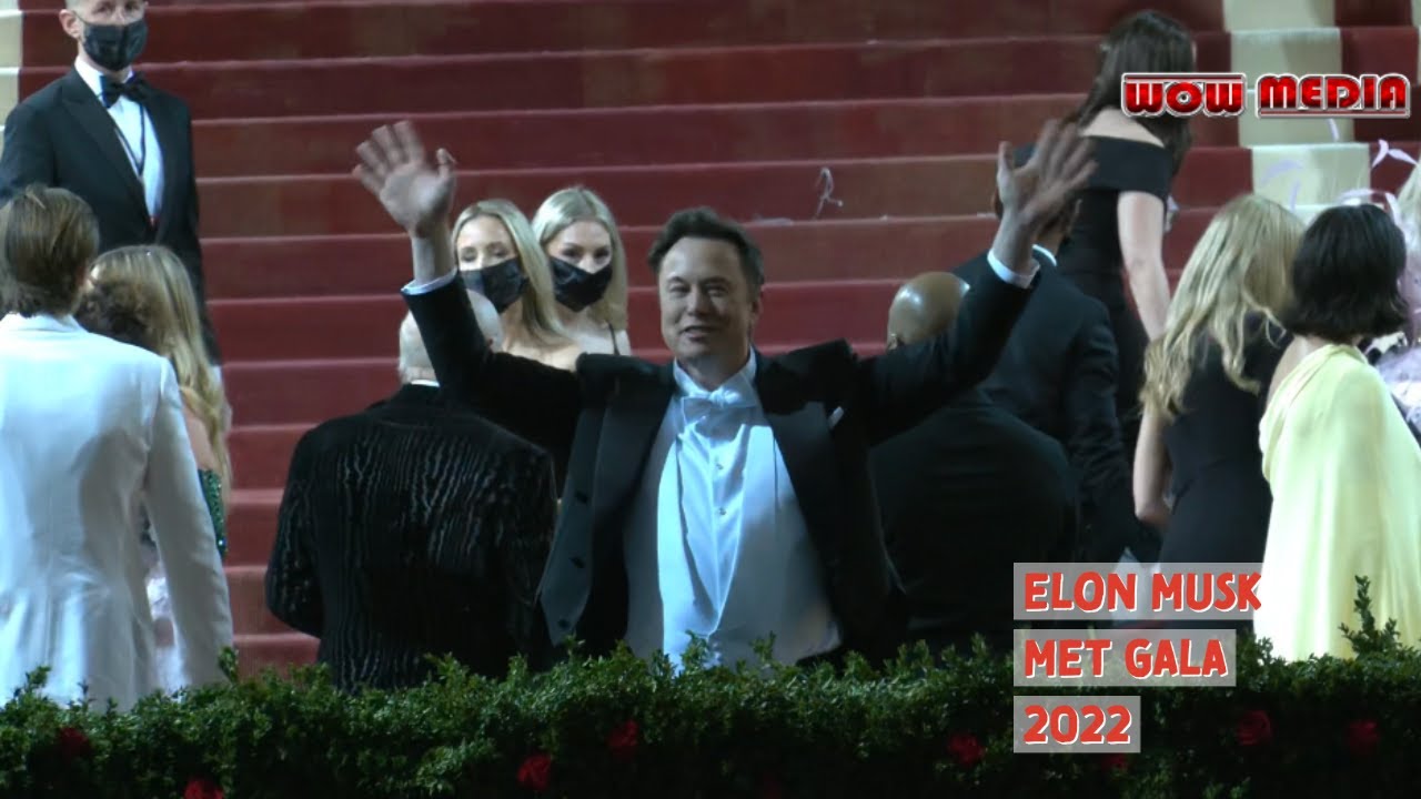 Elon Musk arrives at the MET Gala in New York, NY YouTube