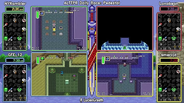 Pedestal Jan 14 2022. ALTTP Randomizer Daily Race
