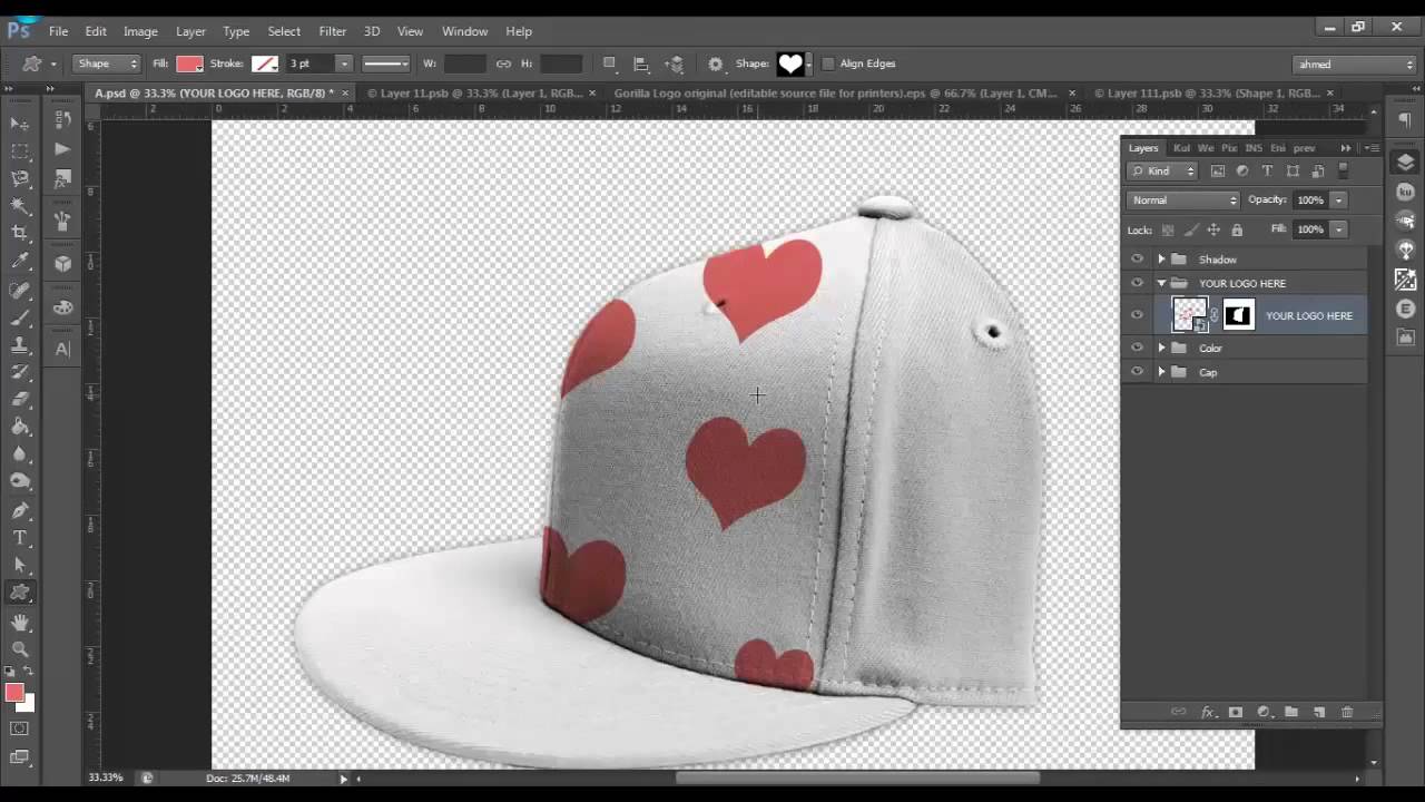 Download Baseball Cap Mockup Video Tutorial - YouTube