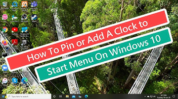 How to Pin A Clock to Start Menu On Windows 10