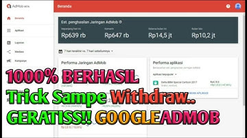 Cara Baru Bermain Google Admob GERATIS