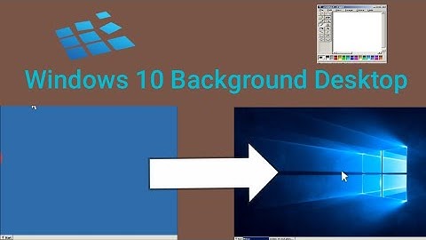 Windows 10 Background Desktop & Ms Paint On Exagear Windows Emulator
