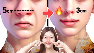 5mins Slim Nose Exercise To Sharpen, Reshape Nose Naturally At Home 🔥Reduce the Swelling of Nose