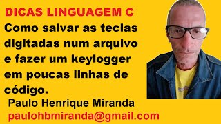 como fazer keylogger facilmente