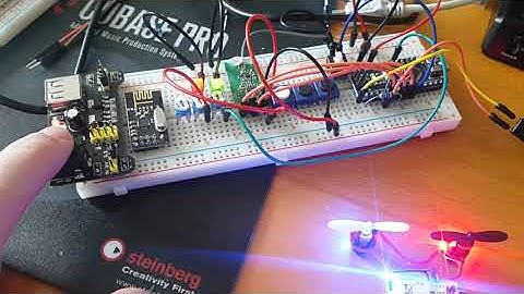 R/C Drone Revell Nano Quad controlled with Spectrum DX6i via Arduino and A7105