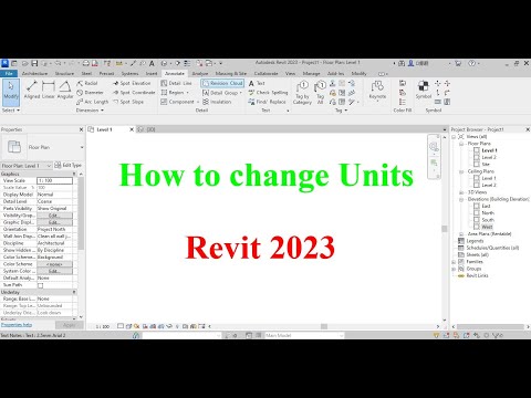 How To Change Units In Revit Architecture