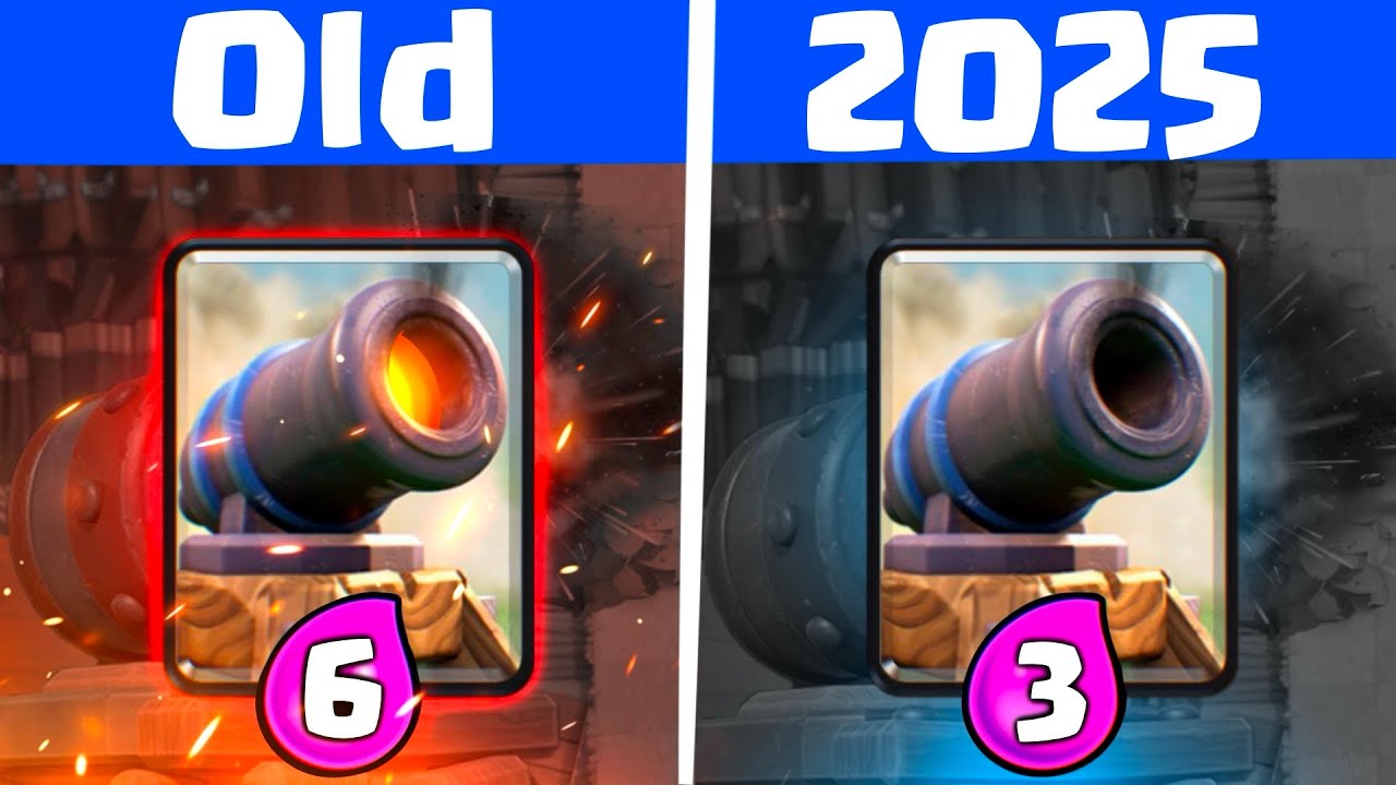 Old vs 2025 en Clash Royale