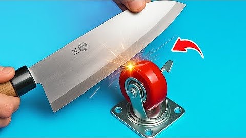KNIFE Like Razor Sharp in 2 Minutes! Sharpen Your Knife With This Amazing Tool