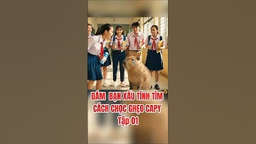capybara dùng chiêu “ba từng phạt cô” để thoát phạt: Cái kết gọi phụ huynh gấp!😂😂 9/10 #capybara