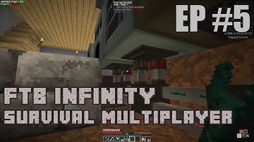 Basic ore processing | FTB Infinity Survival Multiplayer Series EP 5 | FTB Infinity 1.10.1
