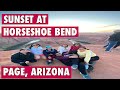 Sunset at horseshoe bend  page arizona  maan conde tv