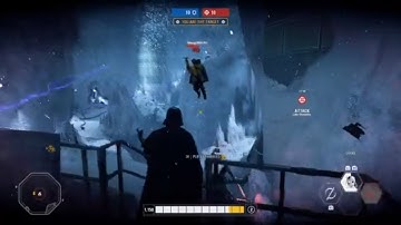 STAR WARS Battlefront II Darth Vader VS Anakin,Obi-Wan,Luke In Heroes VS Villains On Hoth