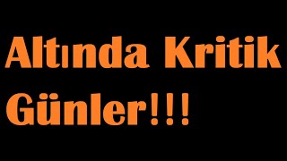 Altın Analizi: Altında Kritik Saatler Yaklaşıyor