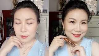 ELEGANT SOFT GLAM LOOK FOR SWEATY HOT WEATHER | 8 HOURS NO TOUCH UP | LONG LASTING MAKEUP TECHNIQUE screenshot 1