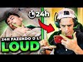 QUEM AGUENTOU?! DESAFIO 24H FAZENDO O "L" NA MANSÃO LOUD!!