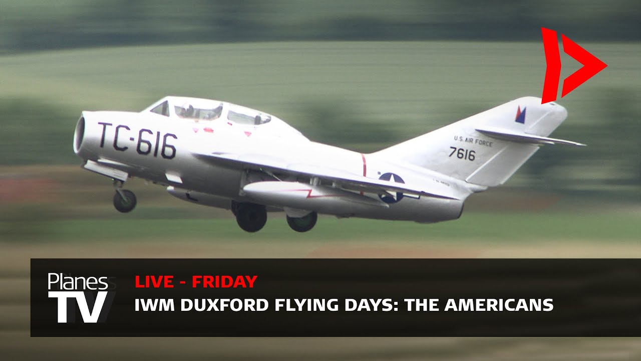IWM Duxford Flying Days The Americans Livestream YouTube