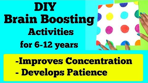 EASY Brain Boosting Activities For Kids -Part 3 | KIDS learning  #5Minuteskidslearning #Parentsy
