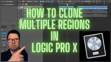 How To Clone Multiple Regions Quickly- Logic Pro X