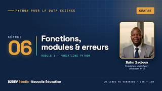 Python pour la Data Science #06 — Fonctions, modules et try / except