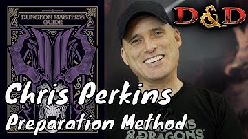 Chris Perkins Adventure Preparation Method (D&D 5E)