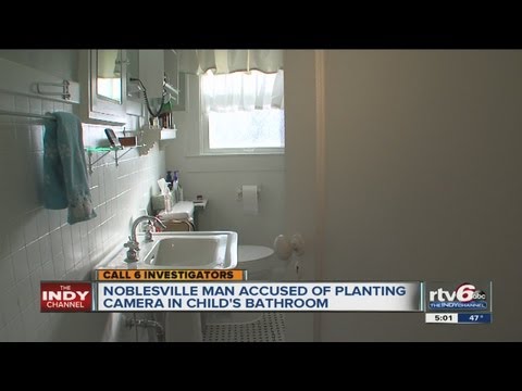 Police: Wife discovers video her husband recorded with camera hidden in children's bathroom