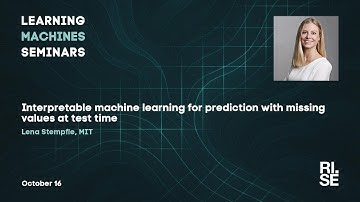 Lena Stempfle: Interpretable machine learning for prediction with missing values at test time