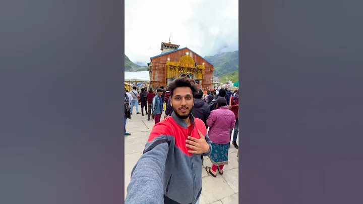 We reached Kedarnath like this 😍 Bike Trip Vlog ❤️ #minivlog #trending #shorts