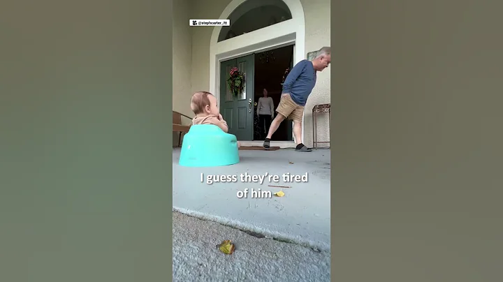 When you leave your child on his grandparents’ front doorstep and they celebrate 🤣❤️ - DayDayNews