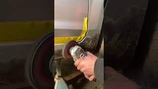 Rust on car door seal. Repair. #shorts #fixed #mechanical #carspray