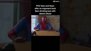 Fr tho #deanwinchester #supernatural #edit #funny #samwinchester 