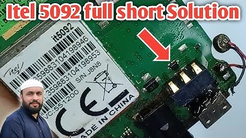 itel 5092 full short solution | itel 5092 dead solution || Saad Mobiles Chiniot