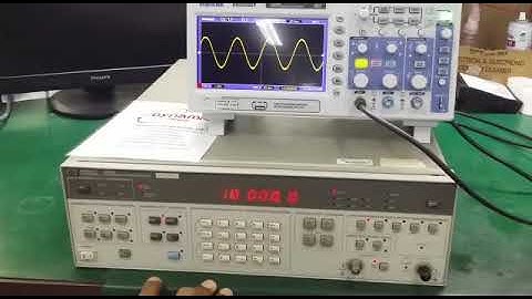 Keysight 3325B Repairs by Dynamics Circuit (S) Pte. Ltd.
