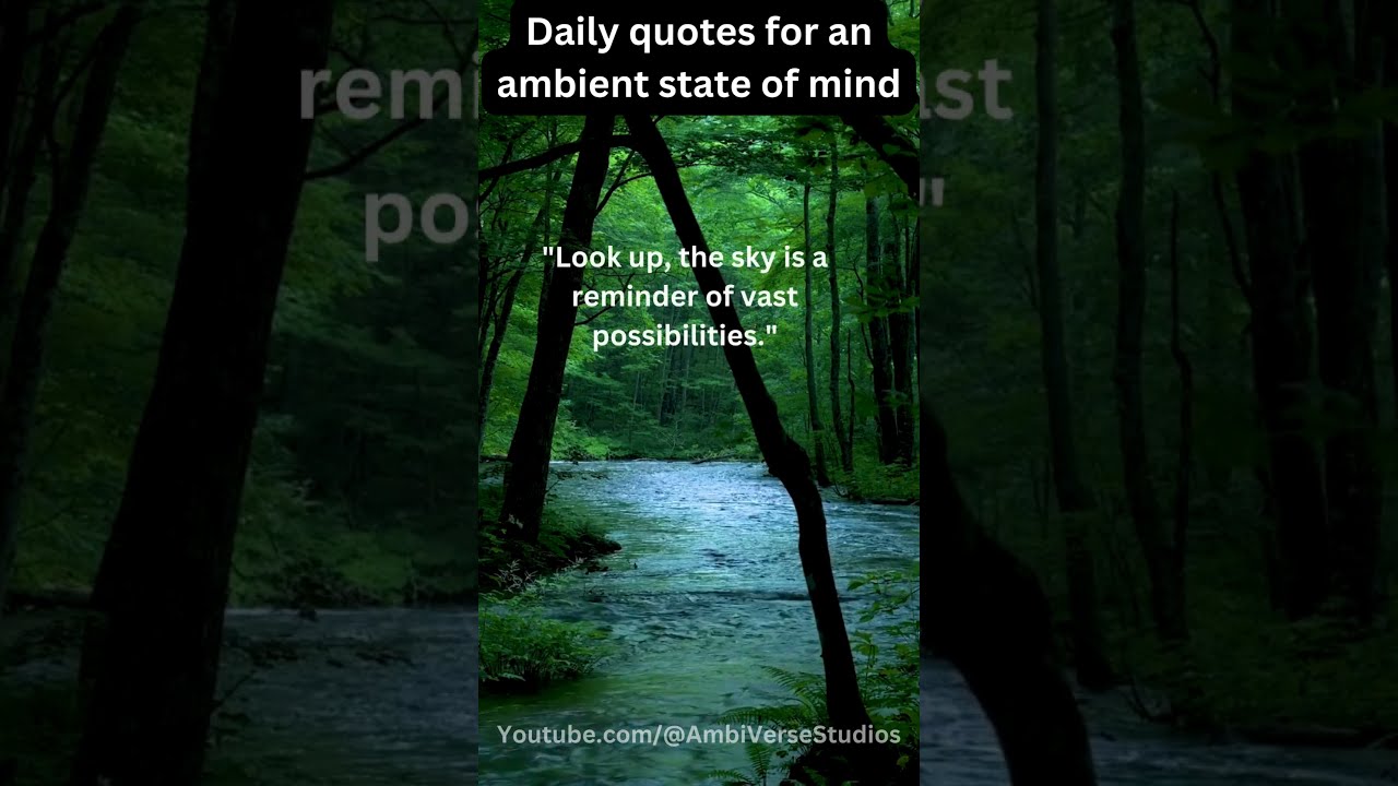 Daily Quotes For An Ambient Mindset 9