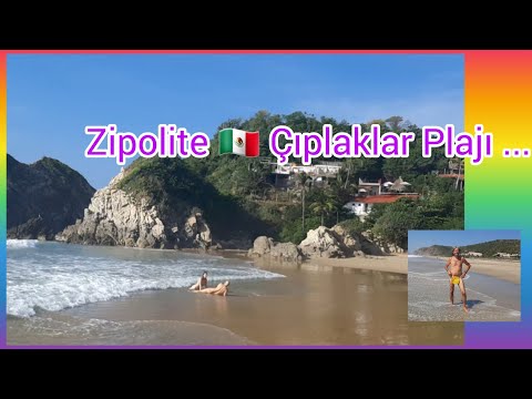 Burada adet plajda çıplak dolaşmak 🇲🇽 Zipolite  Plajı  // MEKSİKA GEZİ GÜNLERİ