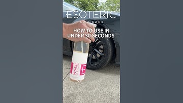 How To Use ESOTERIC Wheel Cleaner (In Under 30 Seconds) #detailing #cars #esoteric #carwash