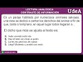 📜 Pregunta Examen UDEA 2024 | Lectura Analógica – Contraste de información