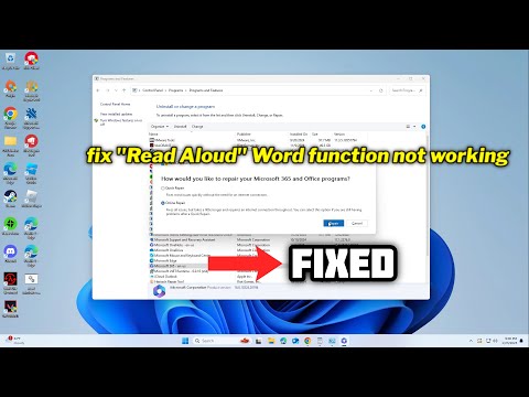 (FIXED) "Read Aloud" Word function not working in Windows