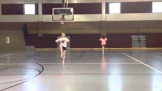 Jenks Pom Tryout dance 9th - varsity 2013