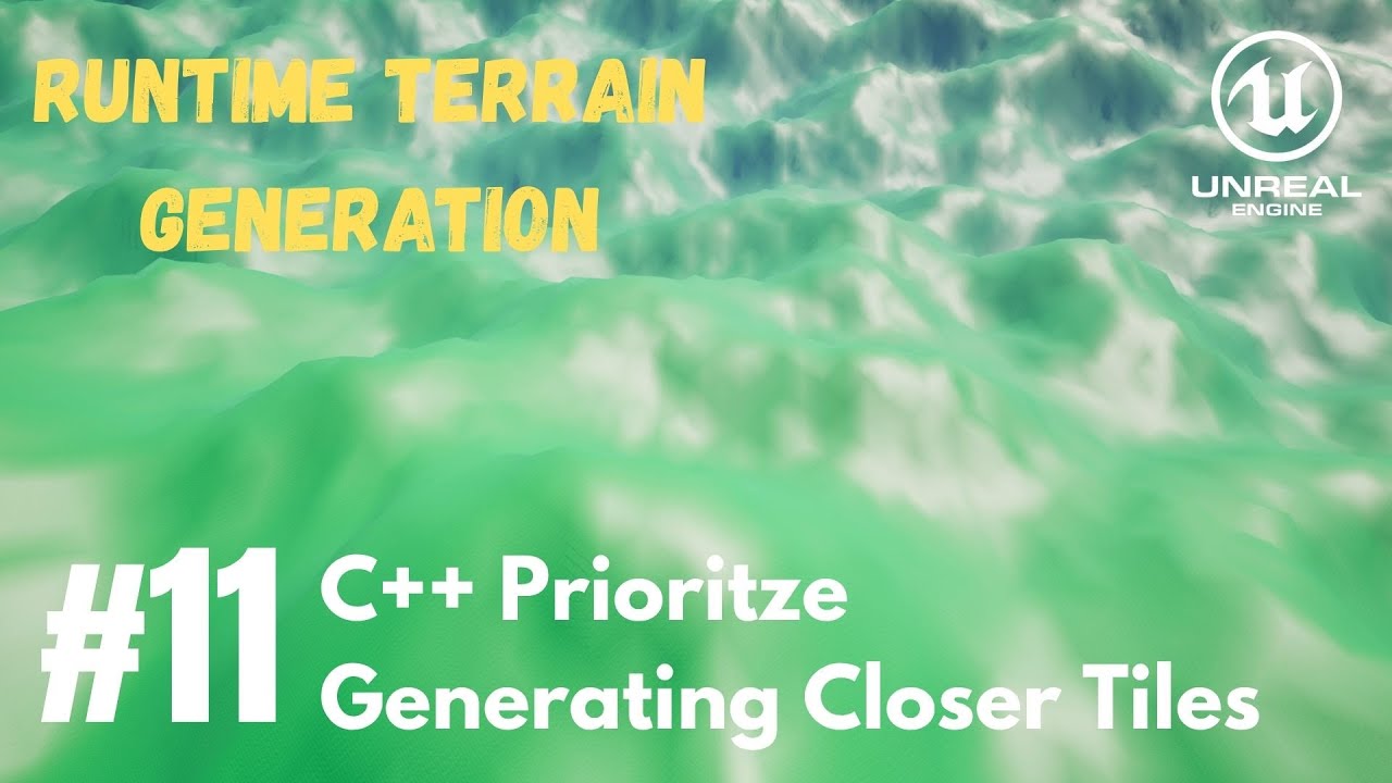 UE5 Procedural Terrain Generation with Blueprints #11 - Prioritze ...