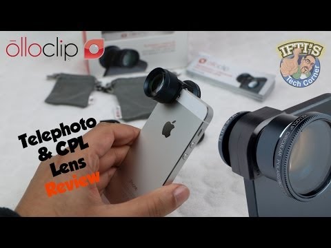 olloclip iPhone5/5s カメラ Olloclip - Telephoto & CPL iPhone 5/5s Camera Lens! - Review