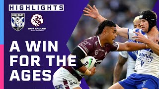 Thumbnail for NRL Highlights: Bulldogs v Sea Eagles - Finals Week 1 | NRL on Nine