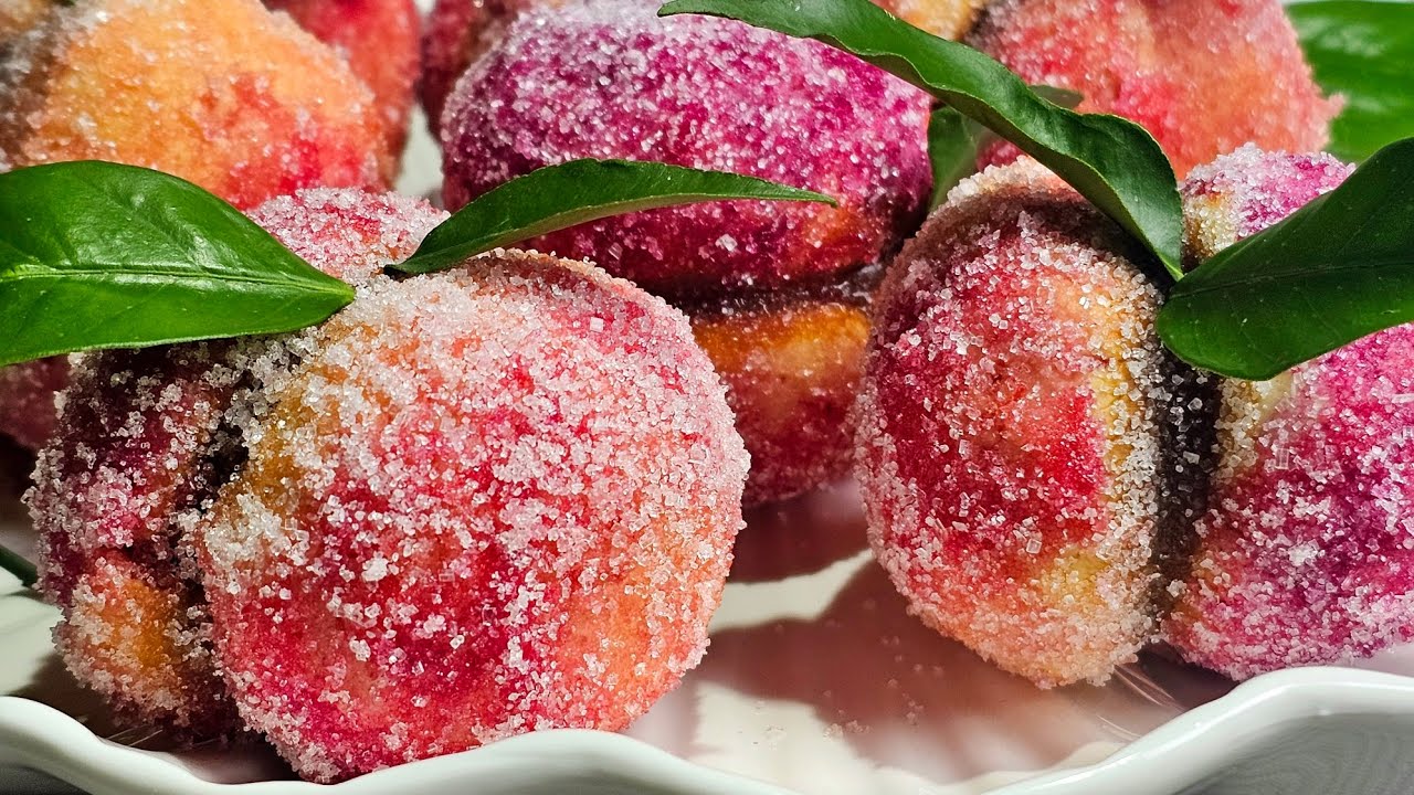 Galletas Duraznos! | Un postre increíble con dulce de leche | Galletas con colores resaltantes!