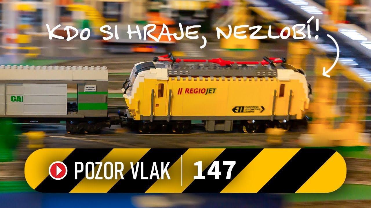 POZOR VLAK / THE TRAIN - 147 (Největší LEGO kolejiště v Evropě)
