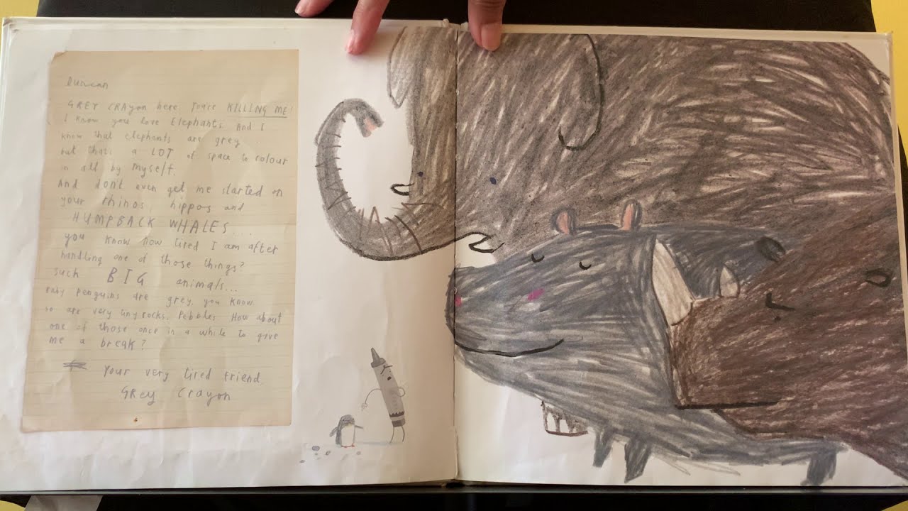 The Day the Crayons Quit by Drew Daywalt and Oliver Jeffers - YouTube
