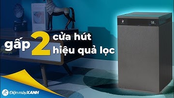 MÁY LỌC KHÔNG KHÍ có tận 2 cửa hút, x2 hiệu quả lọc